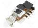 Switch  push-button  Pos  2  DPDT  1A/15VDC  ON-(ON)  100MΩ  THT