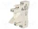 Relé  interfeisový  DPDT  Ucívky 24VDC  8A  8A/230VAC  8A/24VDC