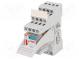 Relé  interfeisový  DPDT  Ucívky 24VDC  12A  12A/250VAC  12A/24VDC