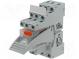 Relé  interfeisový  3PDT  Ucívky 12VDC  10A  10A/250VAC  10A/24VDC