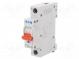 Jistič  230/400VAC  250VDC  Ijmen  10A  Póly  1  DIN  Průběh  C  10kA