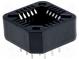 Socket  integrated circuits  PLCC20  THT  phosphor bronze  tinned