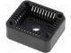 Socket  integrated circuits  PLCC32  THT  phosphor bronze  tinned