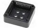 Socket  integrated circuits  PLCC44  THT  phosphor bronze  tinned