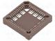 Socket  integrated circuits  PLCC44  phosphor bronze  tinned  1A