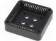 Socket  integrated circuits  PLCC52  THT  phosphor bronze  tinned