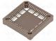 Socket  integrated circuits  PLCC52  phosphor bronze  tinned  1A