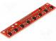 Čidlo  vzdálenosti  difúzní  3,3÷5VDC  Kanály  8  75x12,7mm