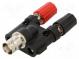 Adaptér  60VDC  Provedení  s příčnou zdířkou 4mm  max.115°C  50Ω