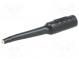 Měřicí hrot  13A  černá  Pr.hrotu  1,6mm  Velikost zdířky  4mm
