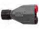 Adaptér  3A  banánek 4mm zásuvka x2,BNC vidlice  63mm