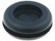 Průchodka  zaslepené  Ømont.otv  16mm  Øotv  12,5mm  PVC  černá