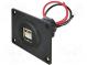 Automobilový napájecí zdroj  USB A zásuvka x2  5A  5V/2x2,5A