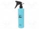 Dosing bottles  500ml  ESD  blue  Features  with spray