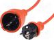 Prodlužovací síťový kabel  Schuko  Zásuvky  1  PVC  oranžová  20m