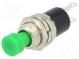 Switch  push-button  Pos  2  SPST-NO  1A/250VAC  OFF-(ON)  on panel