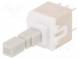 Switch  keypad  Pos  2  DPDT  0.1A/32VDC  white  none  THT  1.7N  PVA