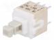 Switch  keypad  Pos  2  DPDT  0.1A/32VDC  white  none  THT  1.7N  PVA