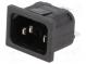 Konektor  napájecí AC  zásuvka  vidlice  10A  250VAC  IEC 60320