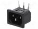 Konektor  napájecí AC  zásuvka  vidlice  10A  250VAC  IEC 60320