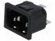 Konektor  napájecí AC  zásuvka  vidlice  10A  250VAC  IEC 60320