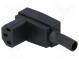 Konektor  napájecí AC  zástrčka  zásuvka  10A  250VAC  IEC 60320