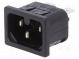 Konektor  napájecí AC  zásuvka  vidlice  10A  250VAC  IEC 60320