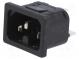 Konektor  napájecí AC  zásuvka  vidlice  10A  250VAC  IEC 60320