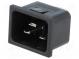 Konektor  napájecí AC  zásuvka  vidlice  16A  250VAC  IEC 60320