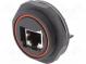 Zásuvka  RJ45  Buccaneer Ethernet  PIN  8  zlacený  1,5A  IP68