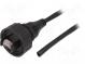 Patch cord  2m  Buccaneer Ethernet  PIN  8  zlacený  1,5A  IP68