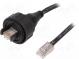 Patch cord  2m  Buccaneer Ethernet  PIN  8  zlacený  1,5A  IP68