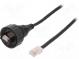 Patch cord  3m  Buccaneer Ethernet  PIN  8  zlacený  1,5A  IP68