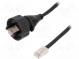 Patch cord  5m  Buccaneer Ethernet  PIN  8  zlacený  1,5A  IP68