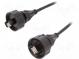 Patch cord  2m  Buccaneer Ethernet  PIN  8  zlacený  1,5A  IP68