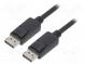 Cable  DisplayPort 1.2  DisplayPort plug,both sides  2m  black