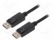 Cable  DisplayPort 1.2  DisplayPort plug,both sides  3m  black
