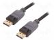 Cable  DisplayPort 1.3  DisplayPort plug,both sides  2m  black