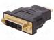 Adaptér  DVI-D (24+1) zásuvka,HDMI vidlice  černá