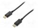 Cable  DisplayPort 1.4  DisplayPort plug,both sides  1.5m  black