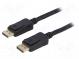 Cable  DisplayPort 1.4  DisplayPort plug,both sides  3m  black