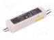 QOLTEC 50941 Napájecí zdroj  spínaný  LED  36W  12VDC  3A  220÷240VAC  IP67  82%