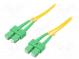 Světlovodný patch cord  SC/APC,z obou stran  3m  LSZH  žlutá