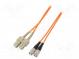 Světlovodný patch cord  OM2  FC/UPC,SC/UPC  1m  LSZH  oranžová