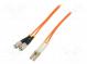 Světlovodný patch cord  OM2  FC/UPC,LC/UPC  5m  LSZH  oranžová
