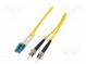 Světlovodný patch cord  LC/UPC,ST/UPC  1m  LSZH  žlutá  Økab  3mm