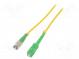 Světlovodný patch cord  FC/APC,SC/APC  5m  LSZH  žlutá  Økab  3mm