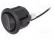 ROCKER  SPDT  pol  2  ON-ON  20A/12VDC  černá  LED 12VDC,bodové