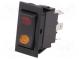 ROCKER  SP3T  pol  3  ON-OFF-ON  20A/12VDC  černá  LED 12VDC,bodové