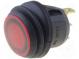 ROCKER  SPST  pol  2  OFF-(ON)  10A/28VDC  červená  IP65  LED 28VDC